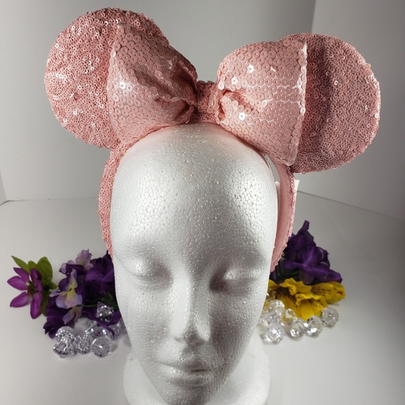 Disney Parks Minnie Pink Sequin Ears, New - Picture 6 of 7